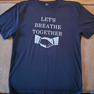 Let’s Breathe Together T-shirt – Black